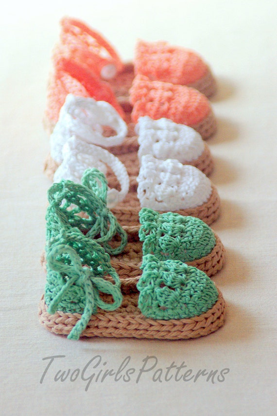 Instant download - Crochet PATTERN (pdf file) - Summer Sandals