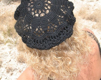 crochet pattern slouchy hat lace crochet includes beret slouchy sizes hat three lace lace alena adult