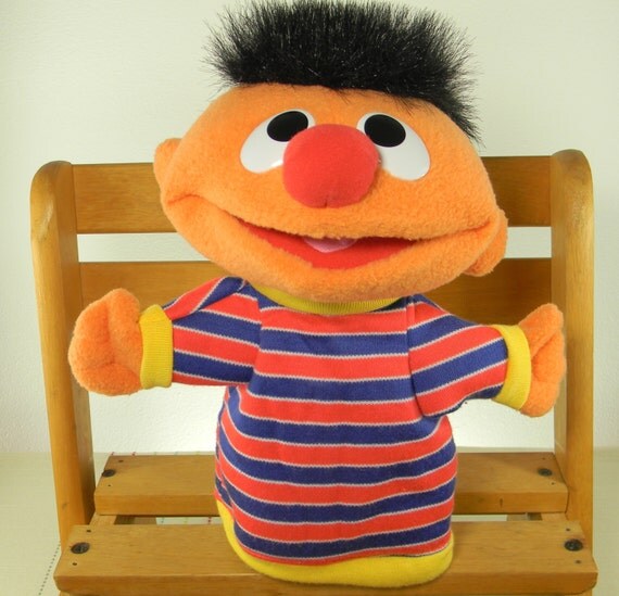 ernie finger puppet