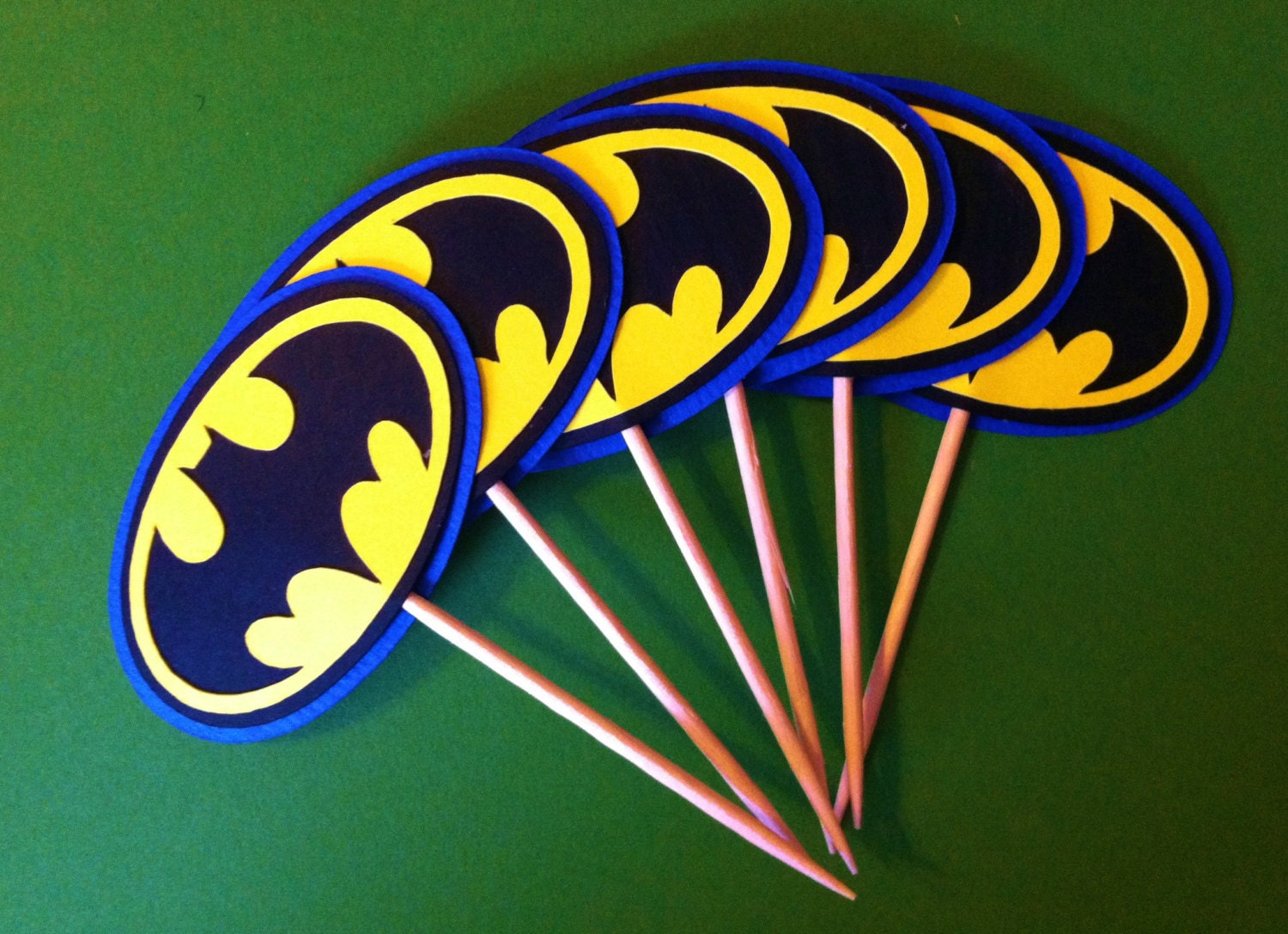 Batman Inspired Cupcake Toppers