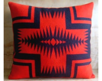 Geometric Arrow Pillow - Bohemian Boho Native American Pendleton ®