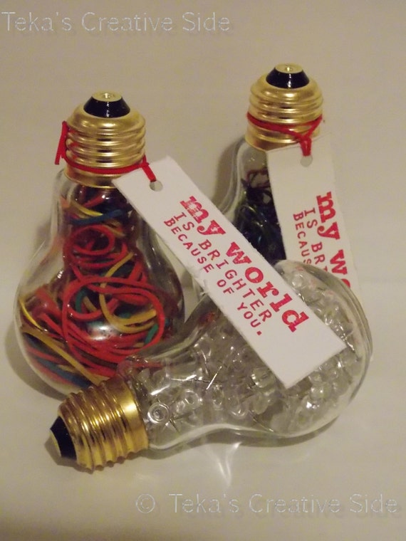 Filled Light Jar for the Light of your Life Or A Great Thank You Gift for your Teacher Il_570xn