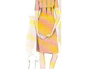 Plus Size (or any size) Vintage 1969 Maternity Dress Pattern - PDF - Pattern No 86 Lorie