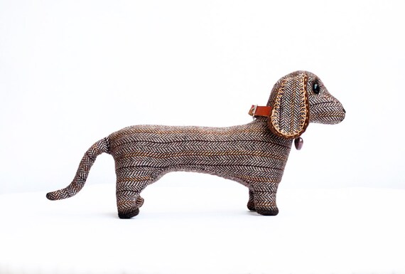 stuffed dachshund dog toy