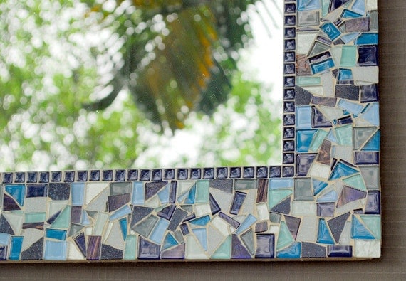 Large Custom Mosaic Mirror by GreenStreetMosaics on Etsy