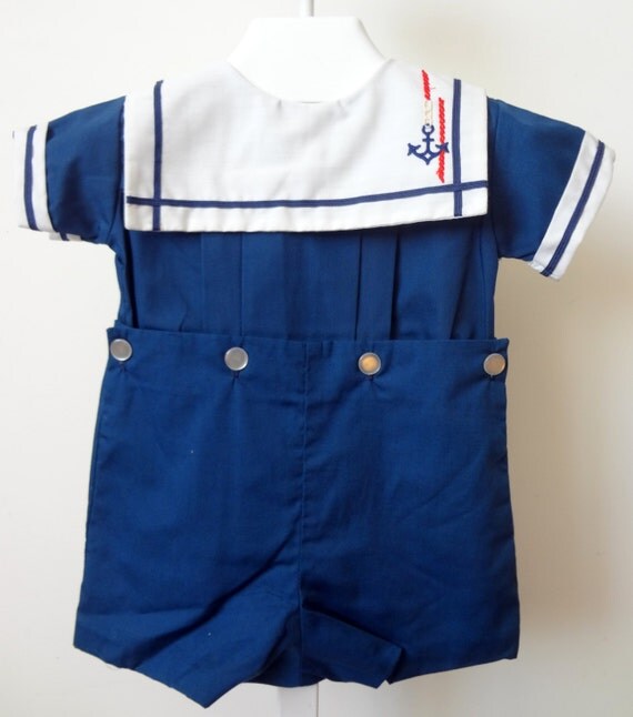 Vintage Nautical Baby Outfits