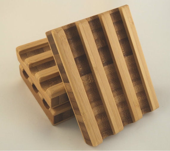 Bamboo Soap Dish with Tung Oil Handmade