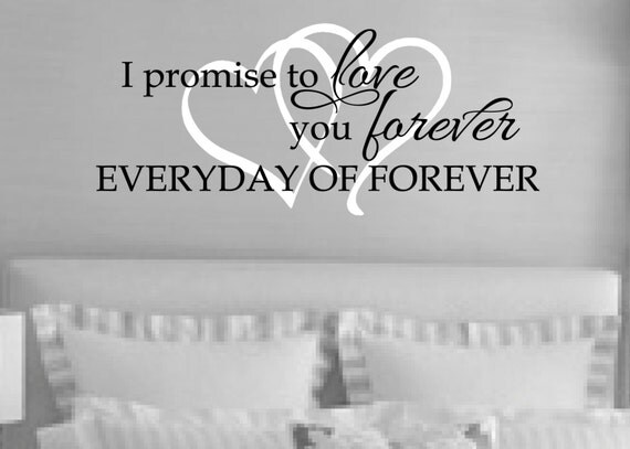 Download Romantic Sayings Vinyl Vinyl wall art Master bedroom