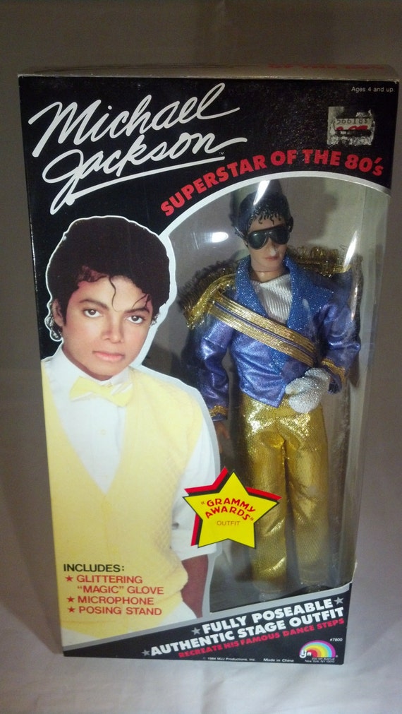 1980's Michael Jackson Grammy Awards Action Figure Doll