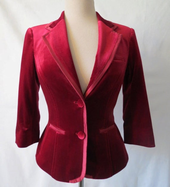 Red Velvet Jacket