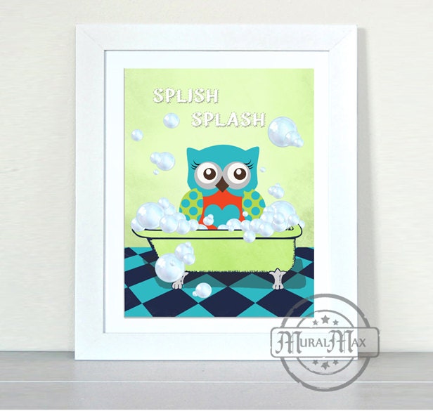 Kids Bathroom Art Kids Wall Art Boys Room Decor Kids Print