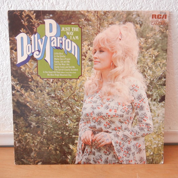 Dolly Parton Record Vintage Country Vinyl Just the Way I