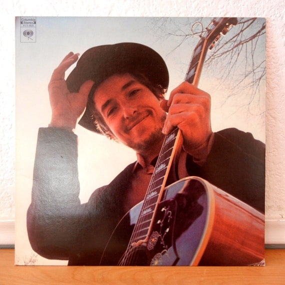 Bob Dylan Record Nashville Skyline Vintage Vinyl LP 1969