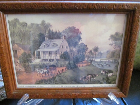 Currier and Ives American Homestead Summer by ClassicClutter