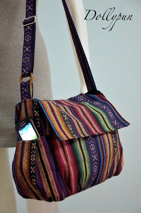 Nepali Hippie Style Handbag Cross Body Bag Boho Bohemian