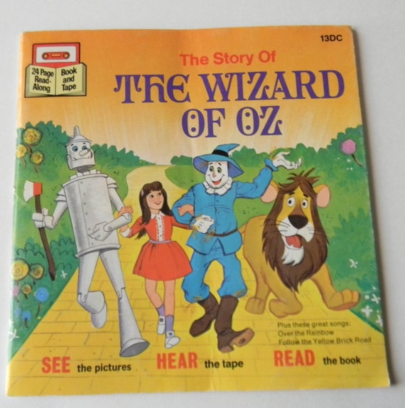 Items Similar To Vintage Disney's The Story Of The Wizard Of Oz 1988 