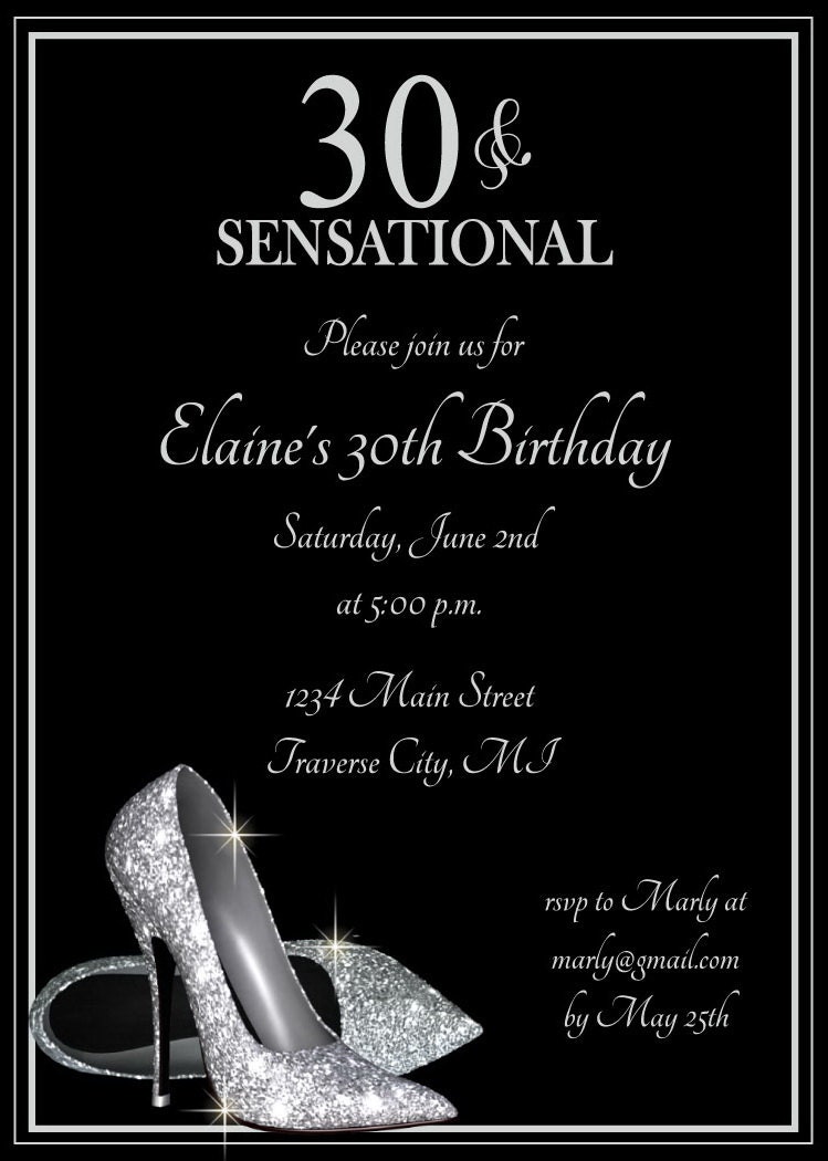 Adult Birthday Party Invitations 4