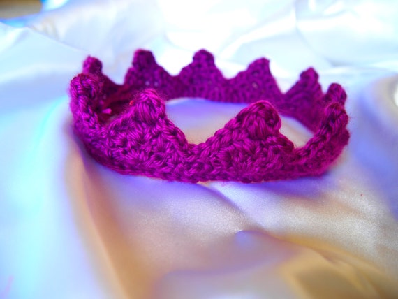 Items similar to Crochet Princess Crown on Etsy