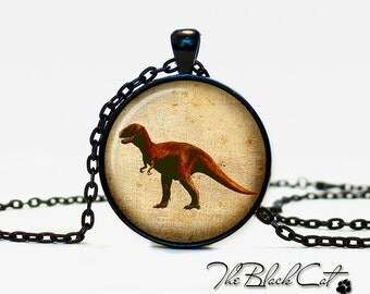 Dinosaur pendant Dinosaur necklace Dinosaur jewelry vintage style (PD020)