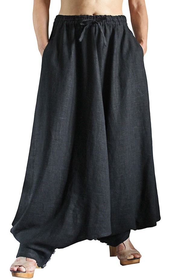 Soft Hemp Loose Skirt like Aladdin Pants SNN-006-01