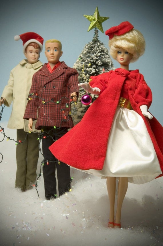 White Christmas Barbie Fine Art Photograph