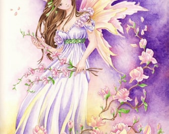 Fairy Art Print "Southern Breeze" Fantasy Faerie Art Print