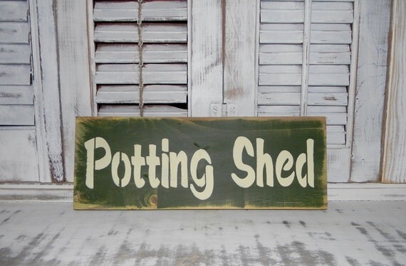 potting shed sign country home garden decor signs potting shed sign country home garden decor signs