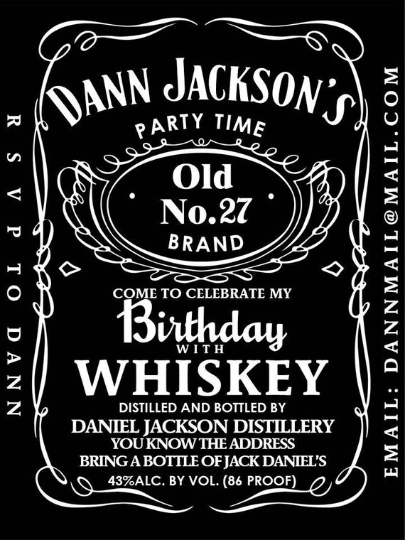 Jack Daniels Invitation 3