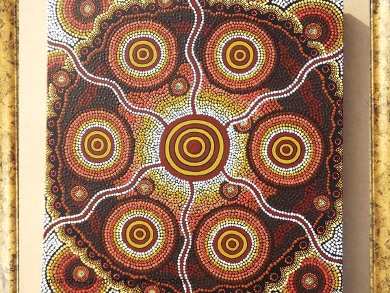 Image result for aboriginal dot painting authentic