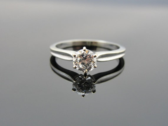 Modern simple engagement rings