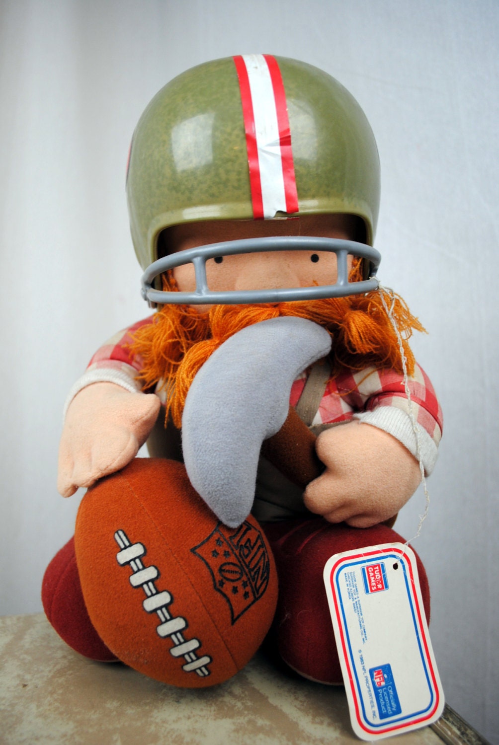 1983 NFL Huddles San Francisco 49ers Doll Tudor by RogueRetro