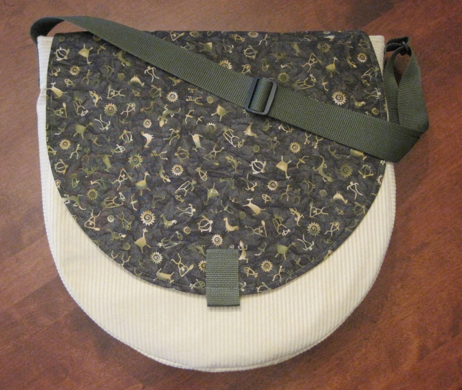 Drum Bag for Native American Style Hand Drum Frame Drum Moss