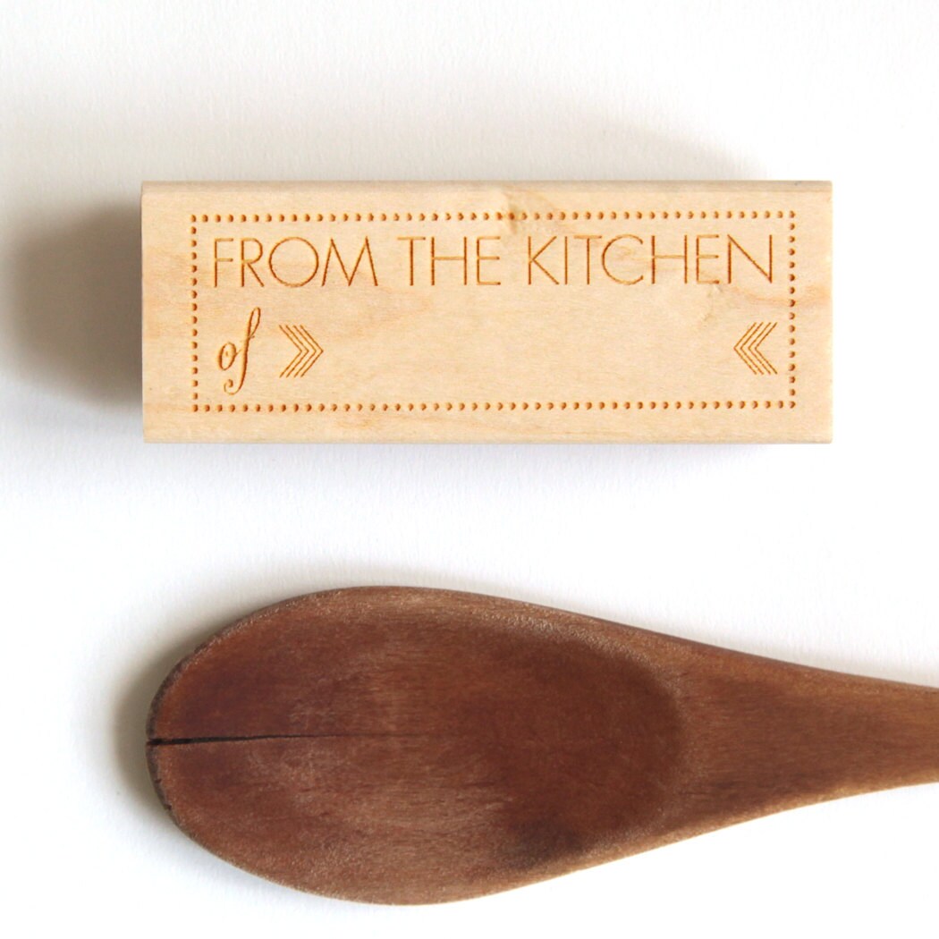 From the Kitchen of Rubber Stamp Wood by HunterandCoDesigns