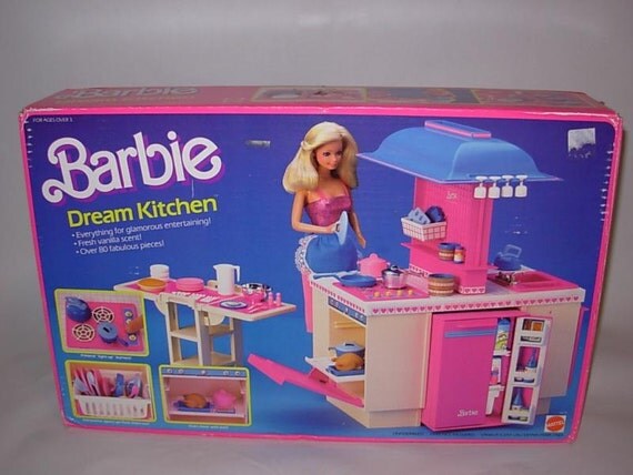 vintage barbie kitchen