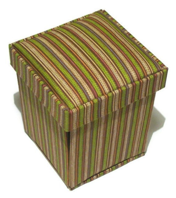 Etui Sewing Kit Needlework Box Striped