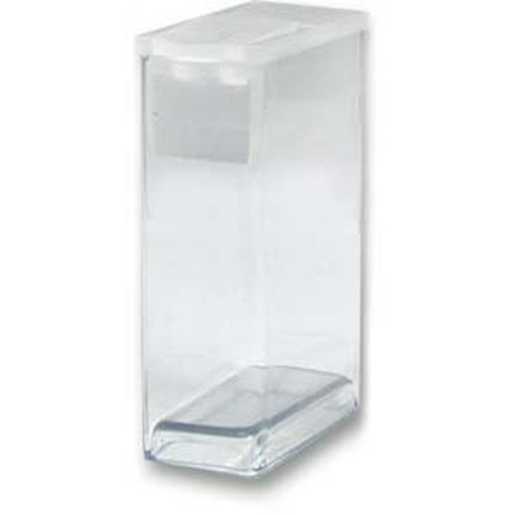 12 Clear rectangular Storage Containers boxes with flip tops