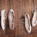 pink ballet flats / ankle tie flats / leather ballet flats 5.5