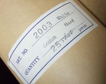 Vintage / Cotton Hard Fabric / For Making Your Own Millinery Flowers / Made in Japan / One Meter / Flower Making Supplies