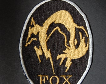 Metal Gear Solid Fox Iron On Patch