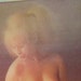 Vintage Erotic Nude Blonde Woman with Flower and Bubble Bath Lenticular 1970 Postcard - Last One