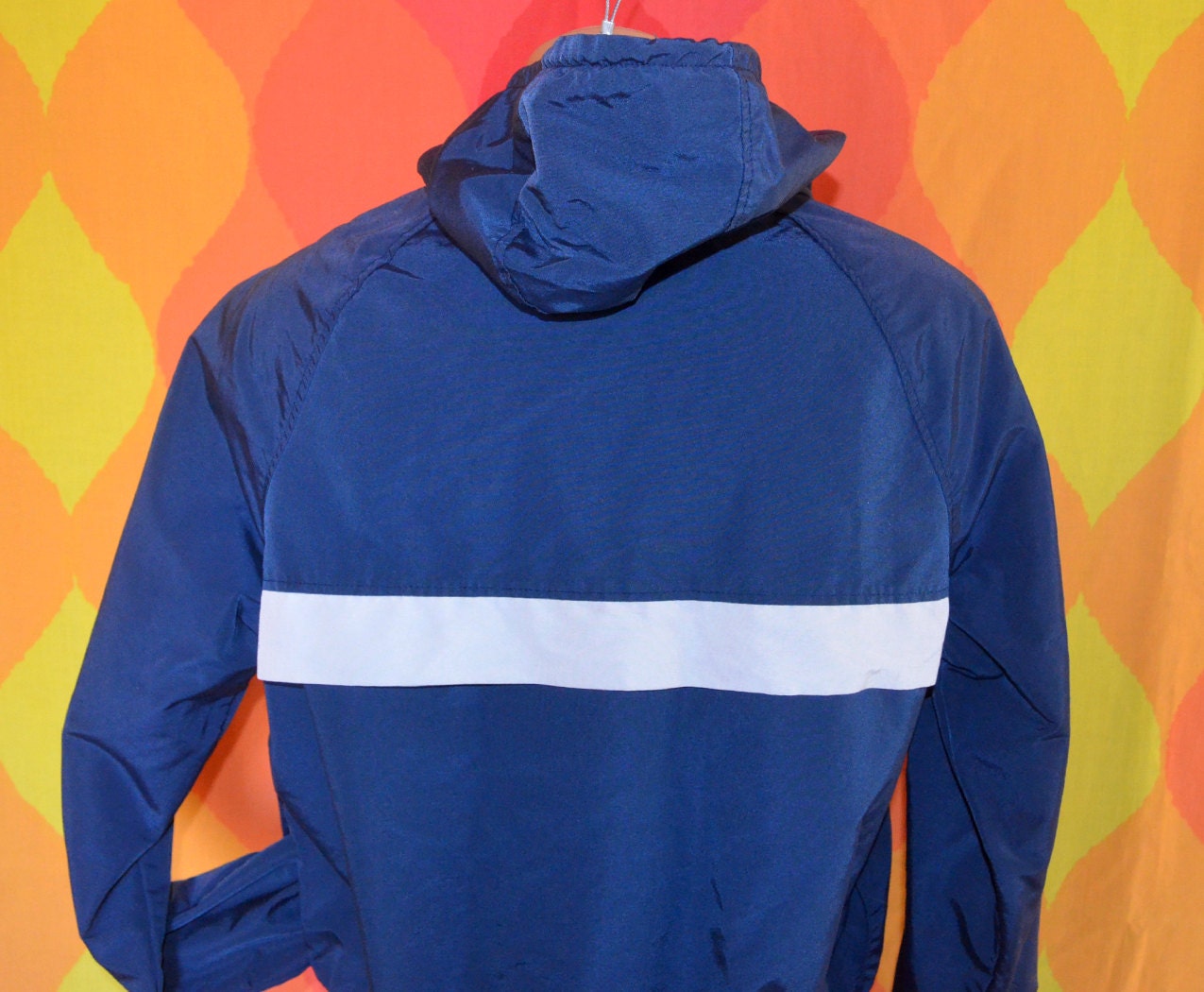 vintage 80s windbreaker CB sports ski jacket shell by skippyhaha