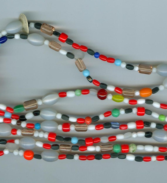 glass mardi gras beads