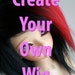 Doll wig BJD wig Dollfie wig CREATE Your Own wig... Color Chunk wig monstrodesigns
