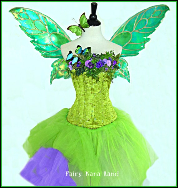 Items similar to Adult FAIRY COSTUME - enchanted Woodland Faerie ...