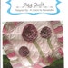 RAG QUILT PATTERN, Ruffled Flower, Modern, Sewing, Mailed Hard Copy