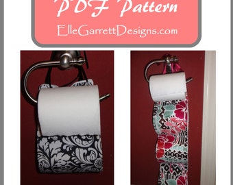 PDF Pattern - Toilet Paper Holder
