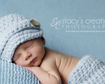 Baby Boy Hat, Baby Hat, Newborn Hat, Crochet Hats, Newborn Beanie, Baby Shower Gift, Newborn Boy Hat, Infant Boy Hat, Blue Baby Beanie,