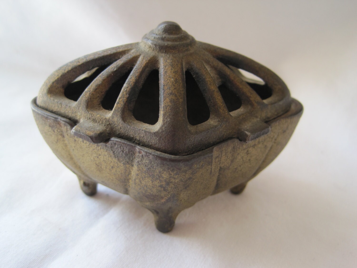 Antique Incense Burner Art Deco Vantines
