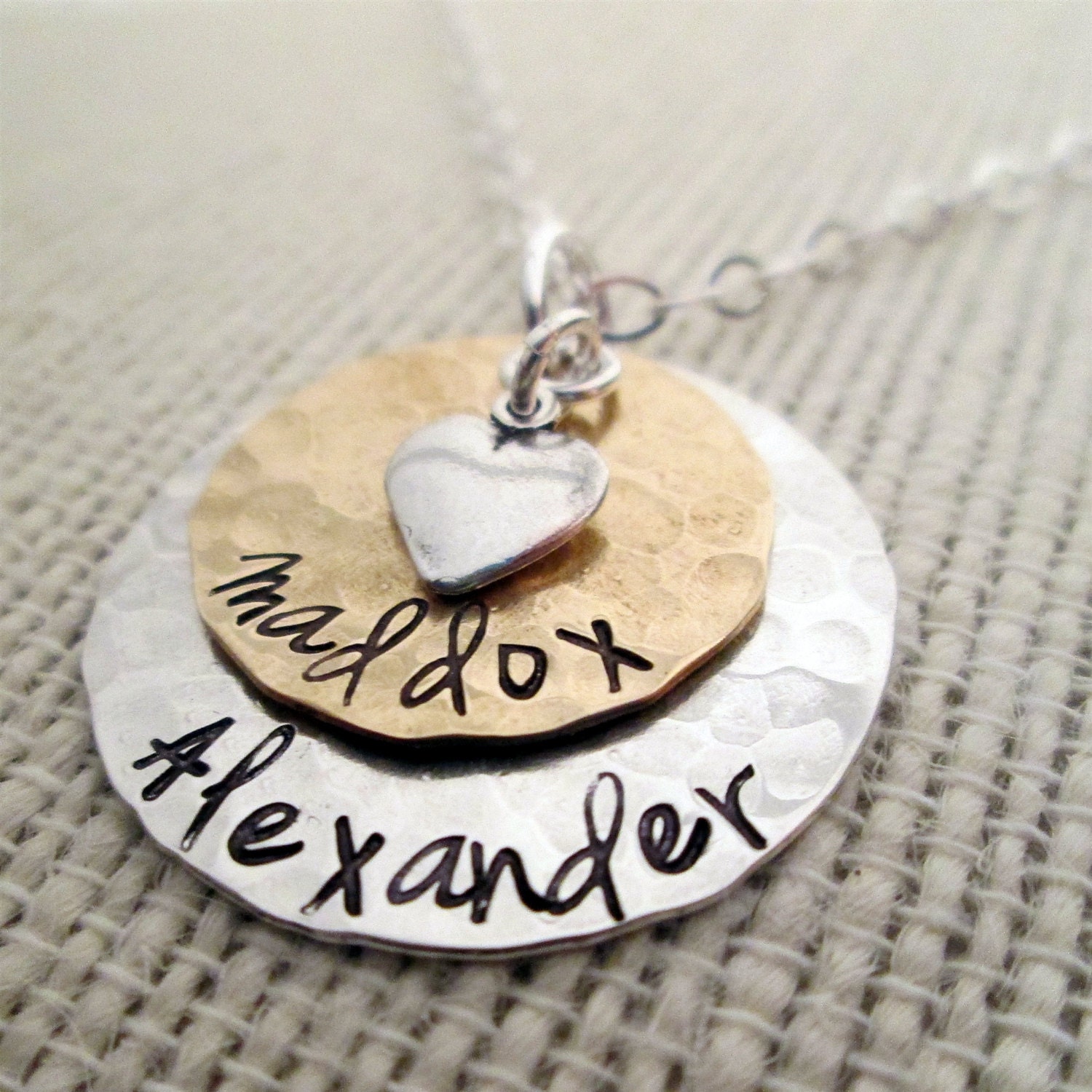 mom and me heartbeat necklace