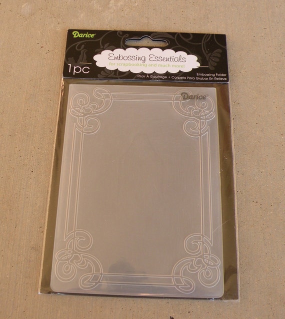 Darice Embossing Essentials Embossing Folder Ornate Frame